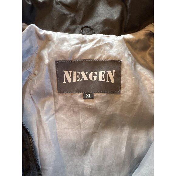 Nexgen Motorcycle Jacket XL Black With Adjustable Belts and Reflective Accents - Picture 4 of 6